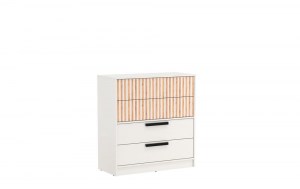 Вегас 83.14 Комод 4 ящика (Олмеко) Белый